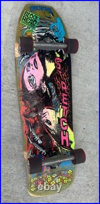 Vintage Blockhead Stretch Skateboard 34 Long