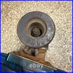 Vintage Blue 1970s Pro Line by Roller Sports Skateboard USA with Stoker Wheels
