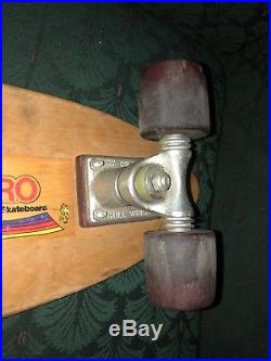 Vintage California Free former Skateboard With trucks Gullwing HPG IV Pro 8 Iv