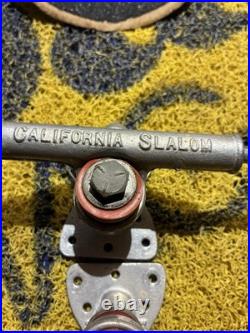 Vintage California Slalom skateboard trucks Ex++ Sims Logan Hobie Bahne