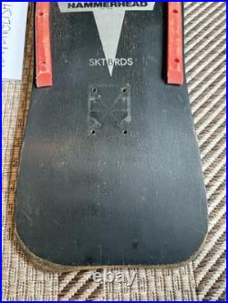 Vintage Christian Hosoi Hammerhead black 1980's Used Skateboard Deck Rare Vintage Christian Hosoi Hammerhead black 1980's Used Skateboard Deck Rare