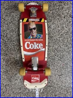 Vintage Coca-Cola Coke Max Headroom Variflex Skateboard 1987 C-C-Catch The Wave Vintage Coca-Cola Coke Max Headroom Variflex Skateboard 1987 C-C-Catch The Wave