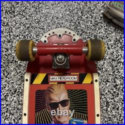 Vintage Coca-Cola Coke Max Headroom Variflex Skateboard 1987 C-C-Catch The Wave