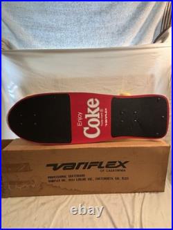 Vintage Coca-Cola Coke Max Headroom Variflex Skateboard 1987 C-C-Catch The Wave