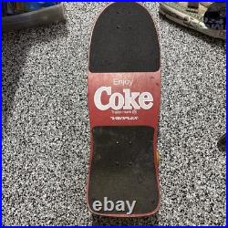 Vintage Coca-Cola Coke Max Headroom Variflex Skateboard 1987 C-C-Catch The Wave
