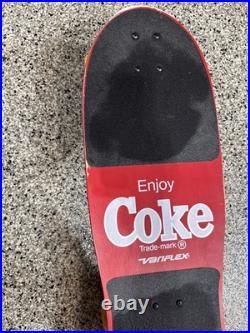 Vintage Coca-Cola Coke Max Headroom Variflex Skateboard 1987 C-C-Catch The Wave