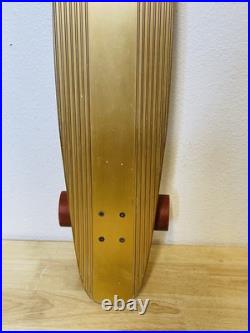 Vintage Continental Skateboard Aluminum 26 Gold