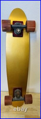 Vintage Continental Skateboard Aluminum 26 Gold Vintage Continental Skateboard Aluminum 26 Gold