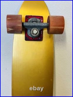 Vintage Continental Skateboard Aluminum 26 Gold