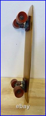 Vintage Continental Skateboard Aluminum 26 Gold Vintage Continental Skateboard Aluminum 26 Gold