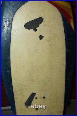 Vintage Custom Made Sidewalk Surfboard Skateboard Shooting Star One Of A Kind