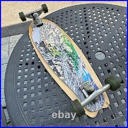 Vintage Custom Skateboard Longboard ORIGINAL S TRUCKS KRYPTONICS Wheels