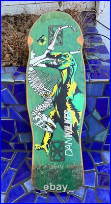 Vintage Dan Wilkes Tracker Deck from 1988 Signed in 2005