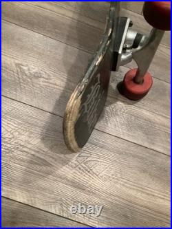 Vintage Dregs Biker Skateboard Longboard RARE With Wheels And Trucks Vintage Dregs Biker Skateboard Longboard RARE With Wheels And Trucks