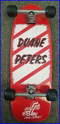 Vintage Duane Peters Santa Cruz Complete Skateboard OG