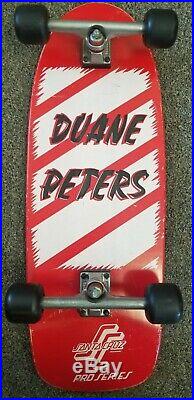 Vintage Duane Peters Santa Cruz Complete Skateboard OG
