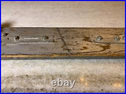 Vintage EARLY 1950s Sidewalk Surfboard Surf Board Wooden Skateboard Metal Wheels