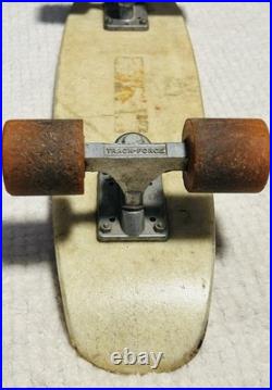 Vintage Fiberglass Skateboard 1970's Surfer Pro-Class Trucks Big Mac Wheels 23.5