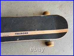 Vintage Freebord Alpha 112cm Skateboard Snowboard Longboard 1996 Streetcarver