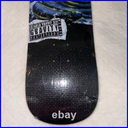 Vintage Gravity Skateboard Sergio Yuppie Slick Bottom Deck 8.75 x 32.25