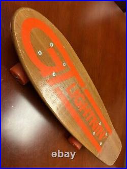 Vintage Grentec Lightnin' Skateboard Excellent Condition Kick Tail Makaha