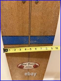 Vintage HAWAIIAN PRO DESIGNS by Donald Takayama Skateboard Longboard Bamboo USA