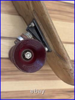 Vintage Hobbs Wood Skateboard & Wheels WithBennet Trucks