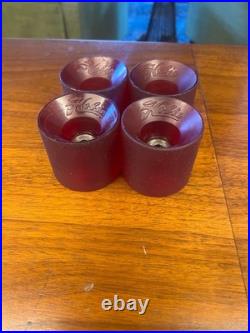 Vintage Hobie Competition Skateboard Wheels. 1977 Skateboard. German Bearings