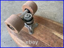 Vintage Hobie Super Surfer Wooden Sidewalk 23 Skateboard with Clay Wheels