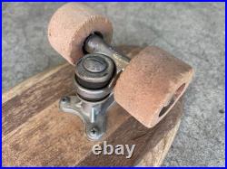 Vintage Hobie Super Surfer Wooden Sidewalk 23 Skateboard with Clay Wheels