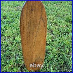 Vintage Hobie Super Surfer Wooden Sidewalk Skateboard Clay Wheels 1960's Surfer