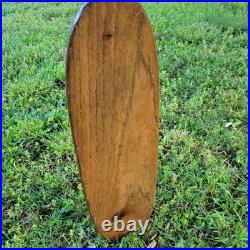 Vintage Hobie Super Surfer Wooden Sidewalk Skateboard Clay Wheels 1960's Surfer
