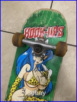 Vintage Hook-Ups Skateboard Deck Rare