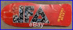 Vintage JFA Paisley Skateboard 1985 Jodi Foster's Army Punk OG Holy Grail Signed