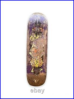 Vintage Jeff Grosso Black Label Skateboard Deck 90s 1990s Skateboard Thrashed