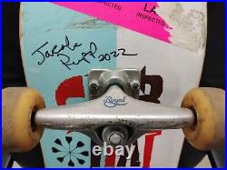 Vintage Kerry Getz Habitat Skateboard Signed By Jacob Rupp