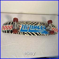 Vintage Krooked Zip Zinger Skateboard Zebra Anti Hero Good Condition Rare