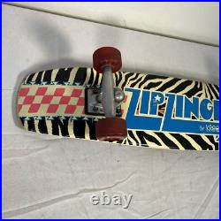 Vintage Krooked Zip Zinger Skateboard Zebra Anti Hero Good Condition Rare Vintage Krooked Zip Zinger Skateboard Zebra Anti Hero Good Condition Rare