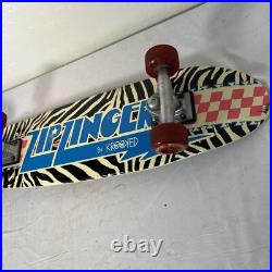 Vintage Krooked Zip Zinger Skateboard Zebra Anti Hero Good Condition Rare