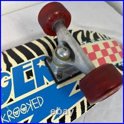 Vintage Krooked Zip Zinger Skateboard Zebra Anti Hero Good Condition Rare