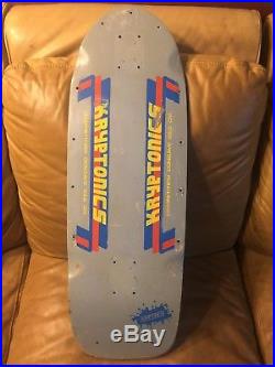 Vintage Kryptonics Skateboard Deck Competition Concave OG Original