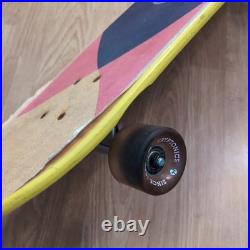 Vintage Kryptonics Skateboard Deck withTrucks and Wheels Retro 1965 Neon Anchor OS