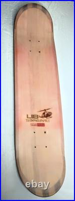 Vintage Lib Tech Skateboard Deck 7.5 x 31.5 E Concave Perma Pop 2000s Y2K