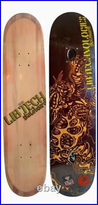 Vintage Lib Tech Skateboard Deck 7.75 x 31.5 Graphic 90s 2000s