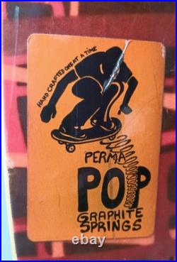 Vintage Lib Tech Skateboard Deck E Concave 7.875 x 31.75 90s Phase IV Perma Pop