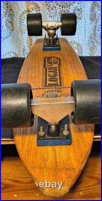 Vintage Logan Earth Ski World Pro Champion Skateboard ACS-580 Kryptonics 70mm
