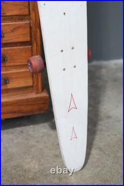 Vintage Longboard Wooden Skateboard 1980s Vision Shredder Wheels Venture Trucks