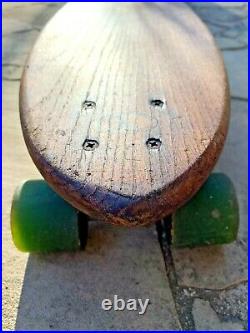 Vintage MAKAHA Originator 29 Skateboard Oak 28 3/4 x 8