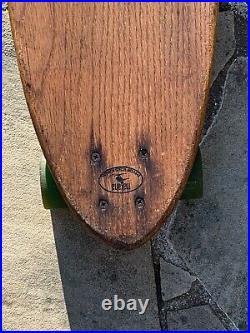 Vintage MAKAHA Originator 29 Skateboard Oak 28 3/4 x 8