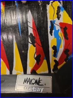 Vintage MALONE CONCAVE Skateboard RARE Vintage MALONE CONCAVE Skateboard RARE